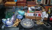 A GROUP OF ASSORTED STEMWARE &