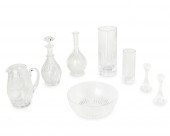 A GROUP OF BACCARAT CRYSTAL TA