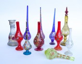 A GROUP OF BOHEMIAN GLASS ENAM