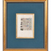 A Group of Book of Hours Leave