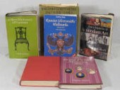 A group of books on antiques b