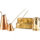 A Group of Brass and Copper Ve