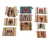 A GROUP OF CHIMAYO HANDWOVEN W