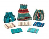 A GROUP OF CHIMAYO HANDWOVEN W