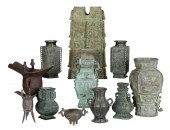 A GROUP OF CHINESE ARCHAIC STY
