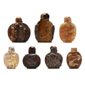 A GROUP OF CHINESE BROWN AND T