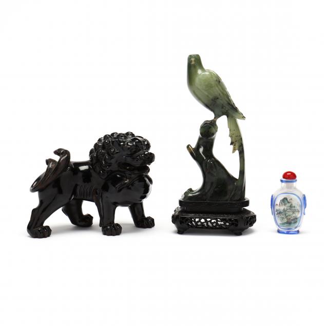 A GROUP OF CHINESE DECORATIVE
