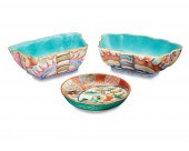 A GROUP OF CHINESE ENAMELED PO