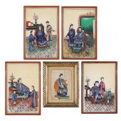 A GROUP OF CHINESE EXPORT PITH