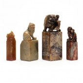 A GROUP OF CHINESE HARDSTONE S
