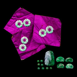 A Group of Chinese Jade and Jadeite