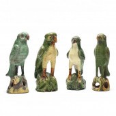 A GROUP OF CHINESE LIGHT GREEN