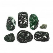 A GROUP OF CHINESE NEPHRITE JA