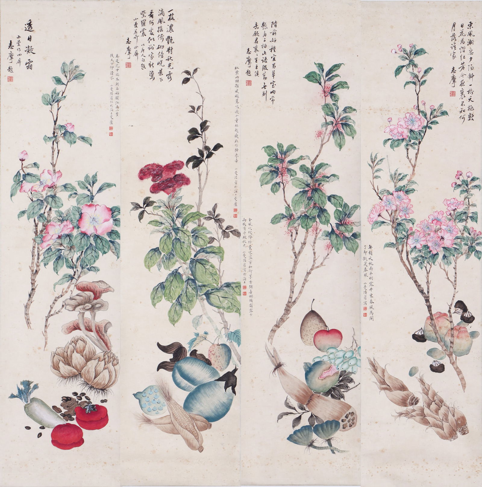 A GROUP OF CHINESE PAINTING OF