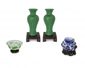 A GROUP OF CHINESE PEKING GLAS