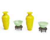 A GROUP OF CHINESE PEKING GLAS