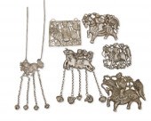 A GROUP OF CHINESE SILVER QILI
