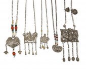 A GROUP OF CHINESE SILVER PEND