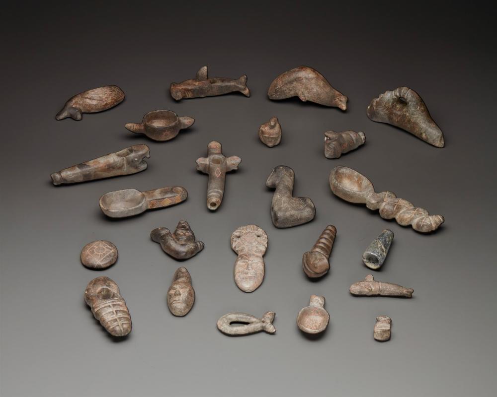 A GROUP OF CHUMASH-STYLE STEATITE