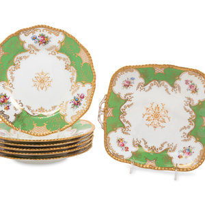 A Group of Coalport Porcelain