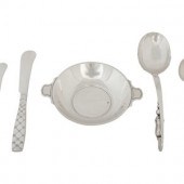A Group of Danish Silver and a