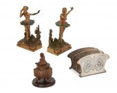 A GROUP OF DECORATIVE DESK ITE