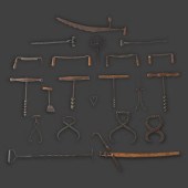 A Group of Early Cast Iron and