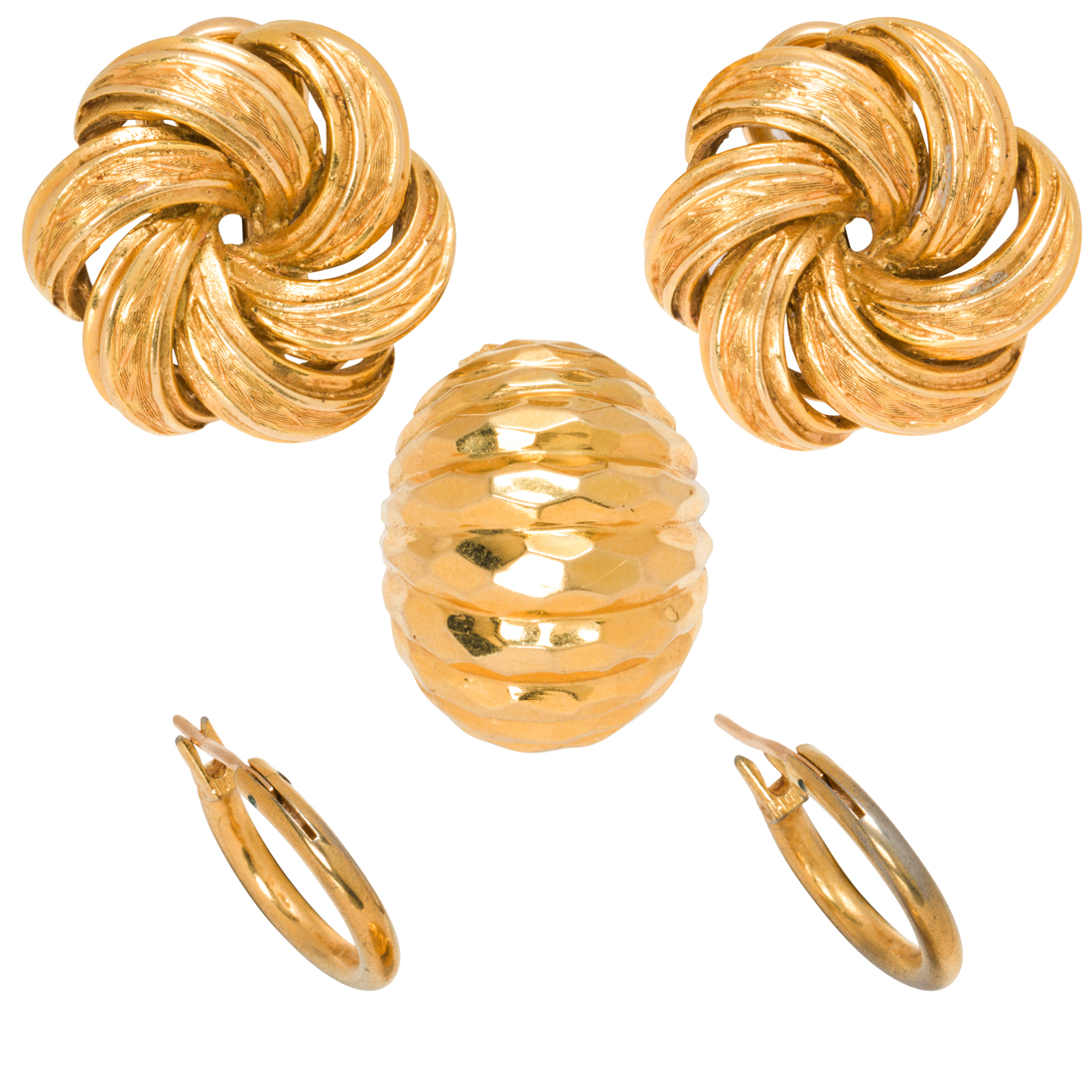 A GROUP OF EARRINGS A group of
