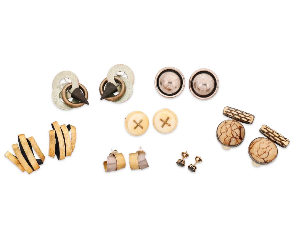 A GROUP OF EARRINGSA group of