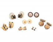 A GROUP OF EARRINGSA group of