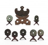 A GROUP OF EIGHT ASIAN BRONZE