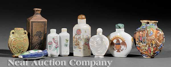 A Group of Eight Chinese Snuff