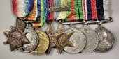 A group of eight George V and