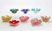 A GROUP OF EIGHT MURANO FREE F