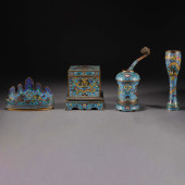 A GROUP OF ENAMEL SCHOLAR'S TO