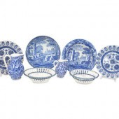 A Group of English Blue and Wh