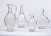 A group of English engraved gl