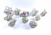 A GROUP OF ENGLISH FLOWER-ENCR