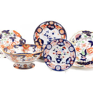 A Group of English Ironstone and
