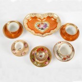 A group of English porcelain c