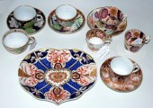 A group of English porcelain t