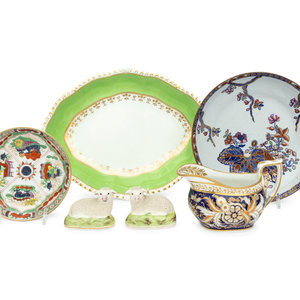 A Group of English Porcelain