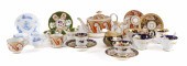 A GROUP OF ENGLISH PORCELAIN T