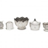 A Group of English Silver Holl