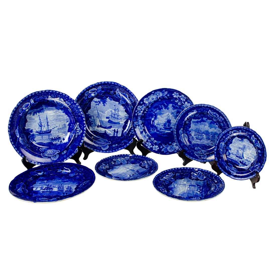 A GROUP OF ENGLISH STAFFORDSHIRE
