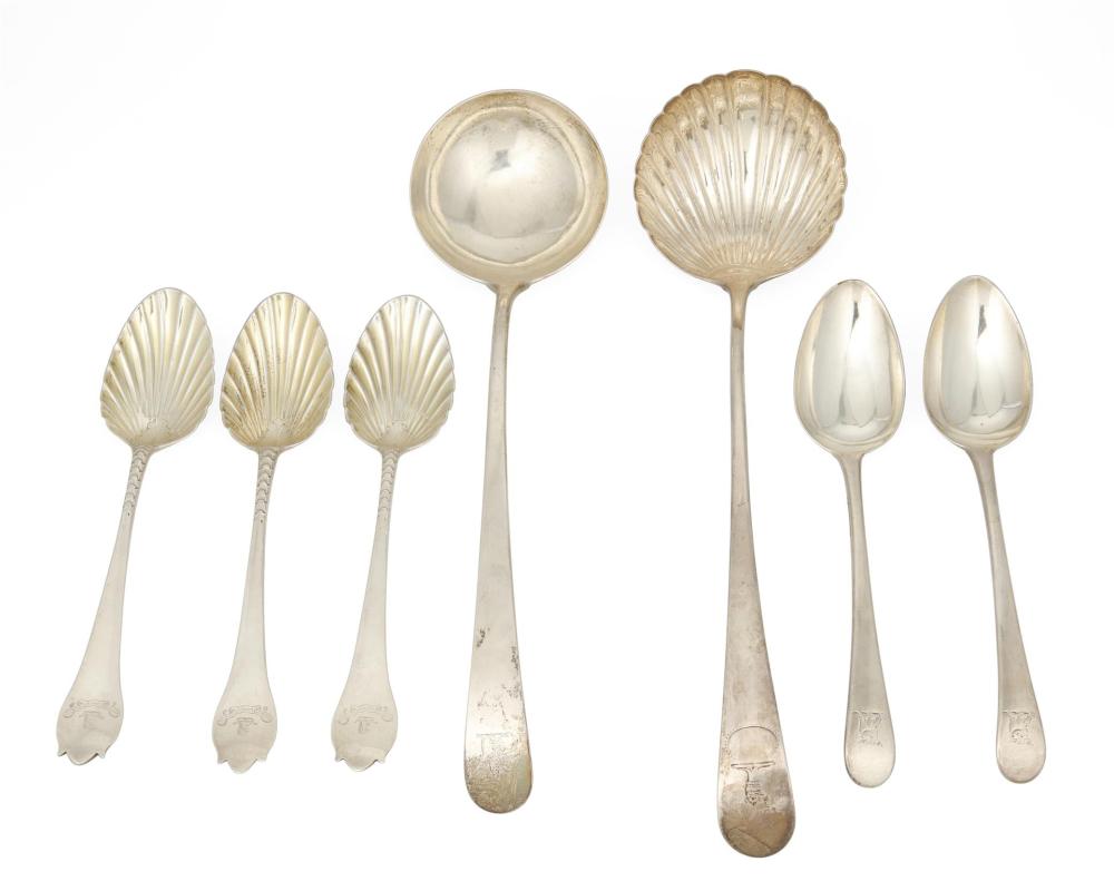 A GROUP OF ENGLISH STERLING