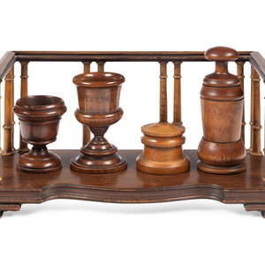 A Group of English Treenware