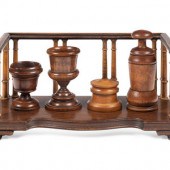 A Group of English Treenware A