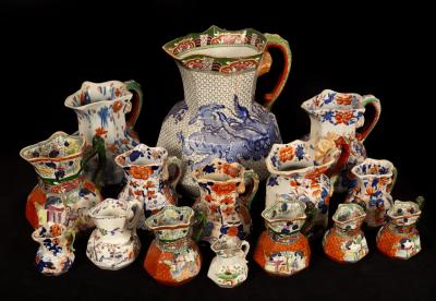 A group of fifteen Masons ironstone