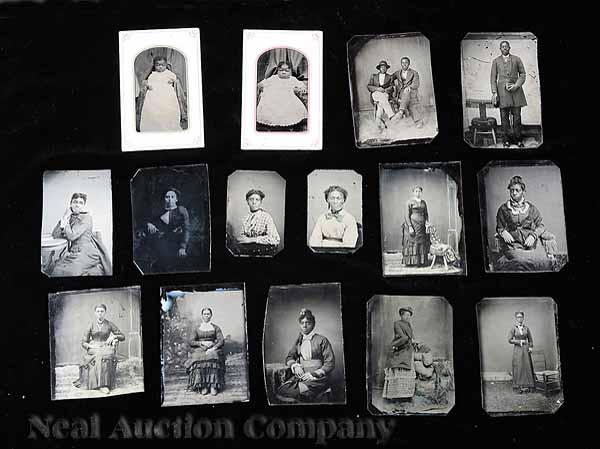 A Group of Fifteen Tintype